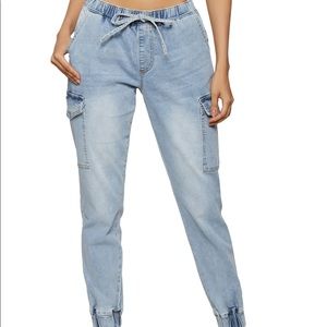 Almost Famous Jean Cargo Joggers